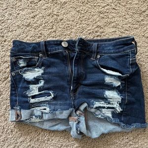 American Eagle Dark Wash Jean Shorts